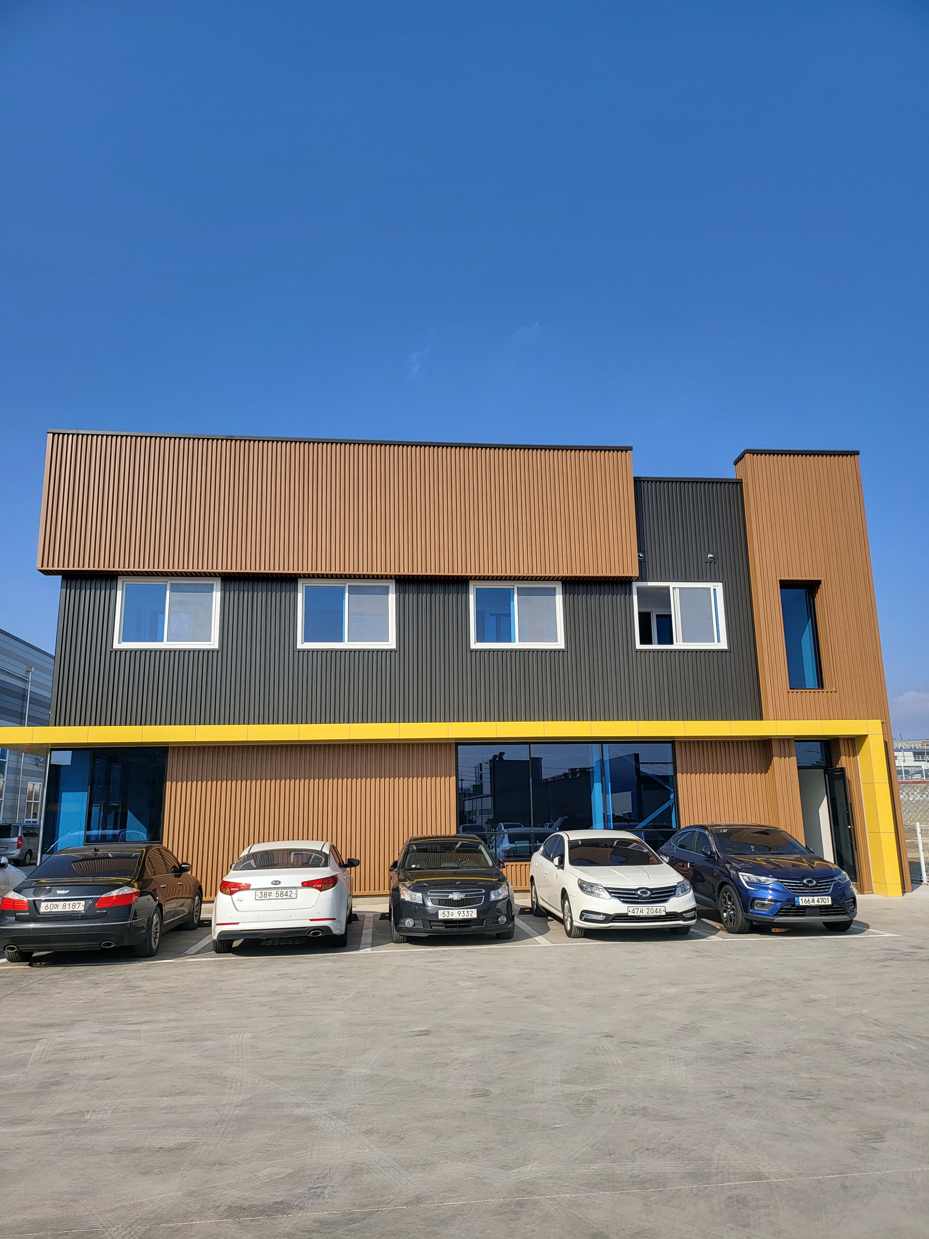 현풍 구지현장 루버핏강판 시공사진