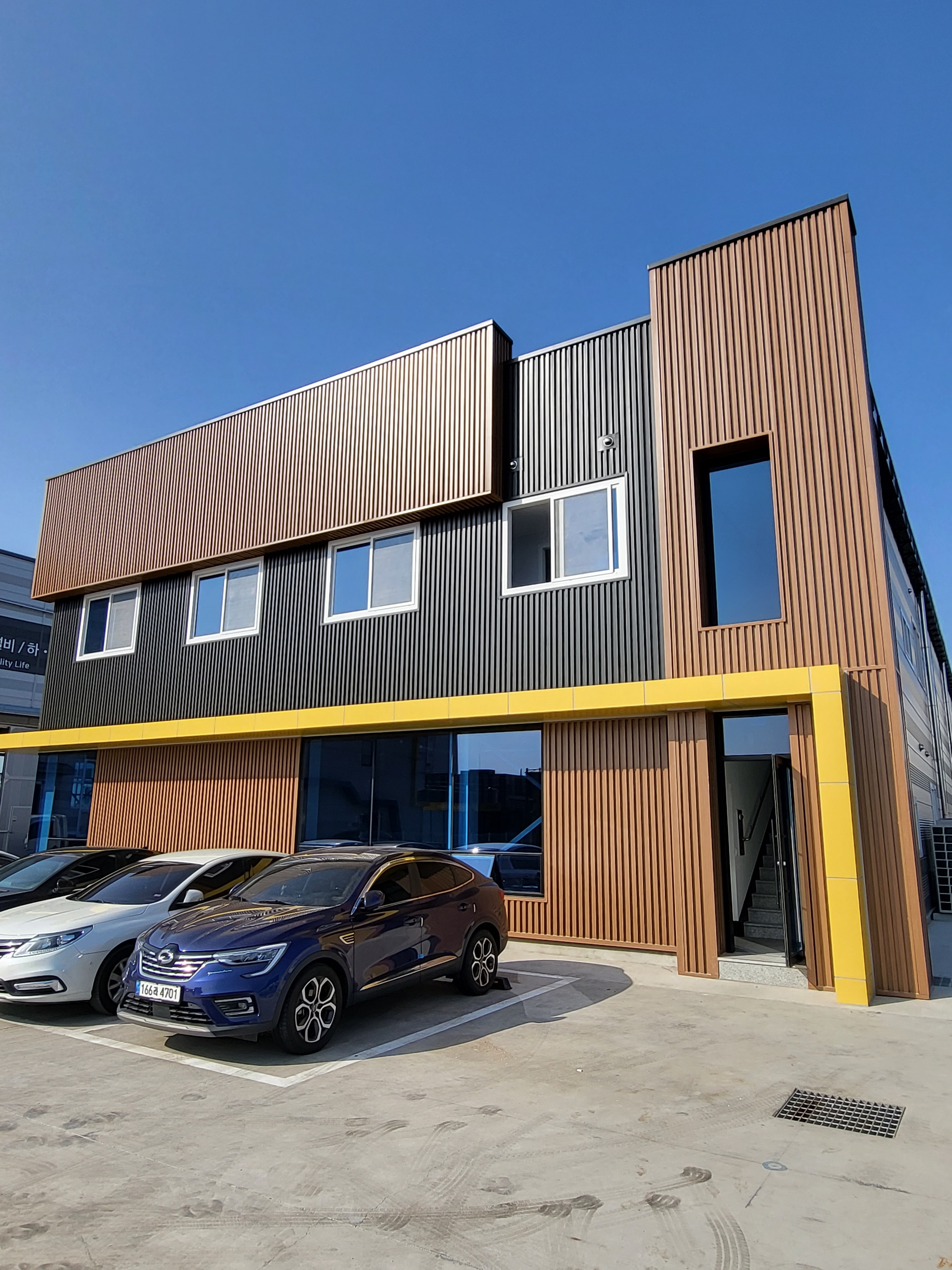 현풍 구지현장 루버핏강판 시공사진