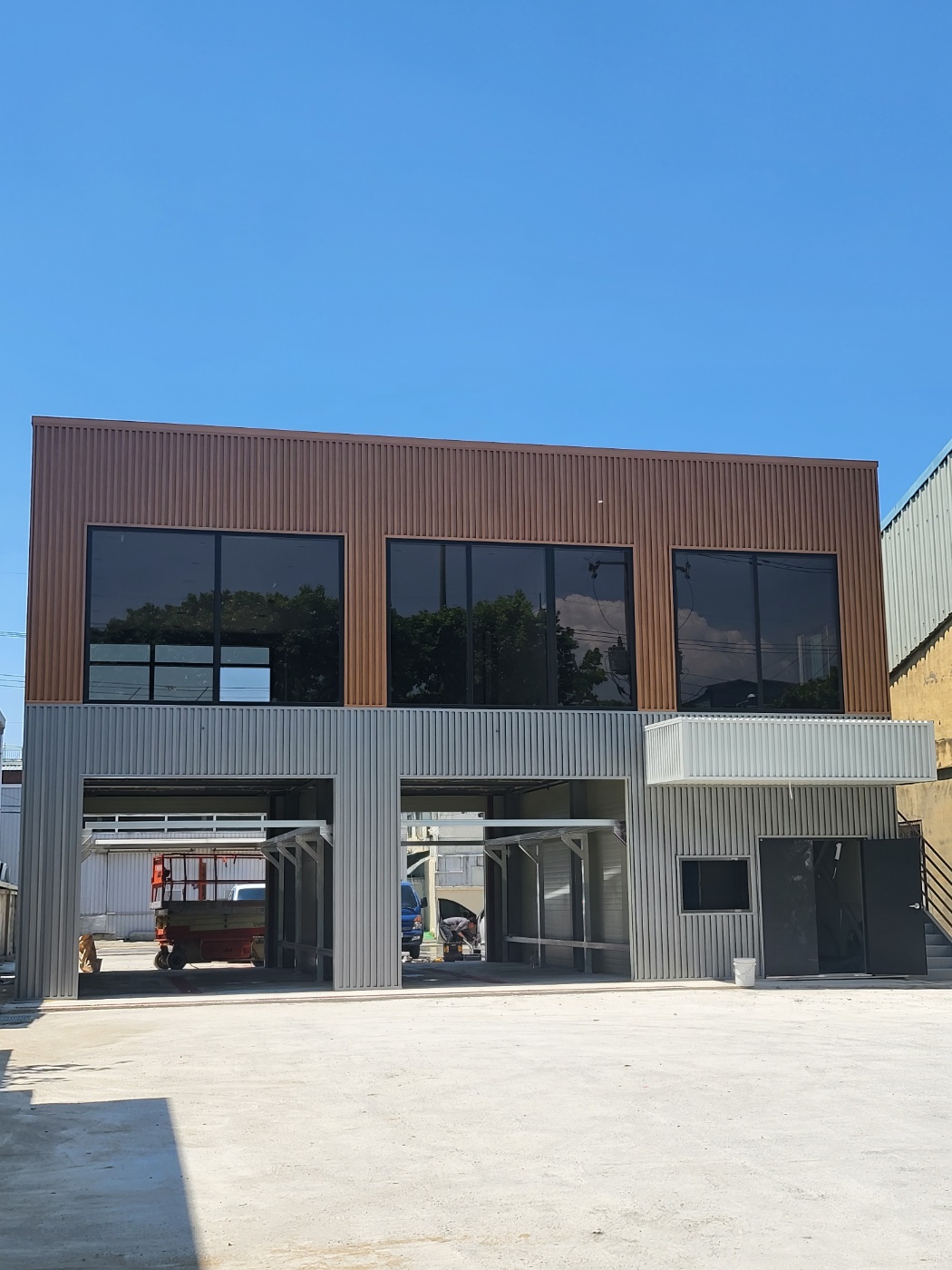 대구 북구 노원동 세차장 루버핏강판 시공