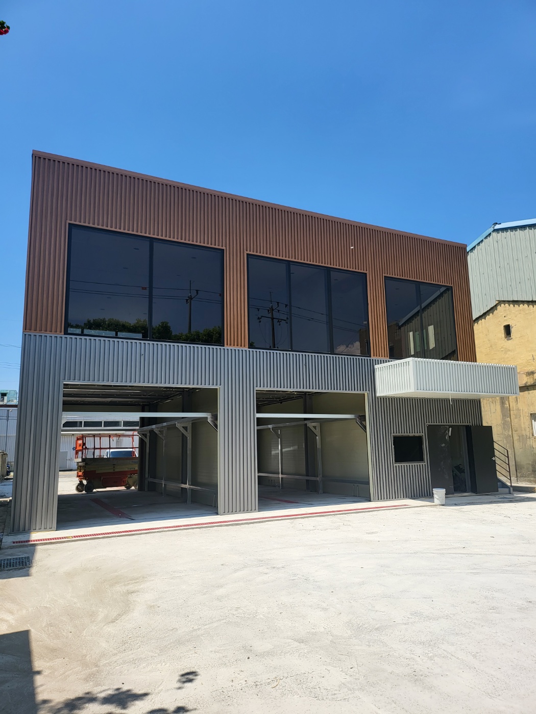 대구 북구 노원동 세차장 루버핏강판 시공