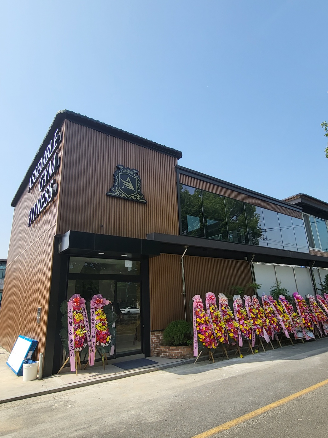 밀양 어셈블 피트니스 루버핏강판 시공사진