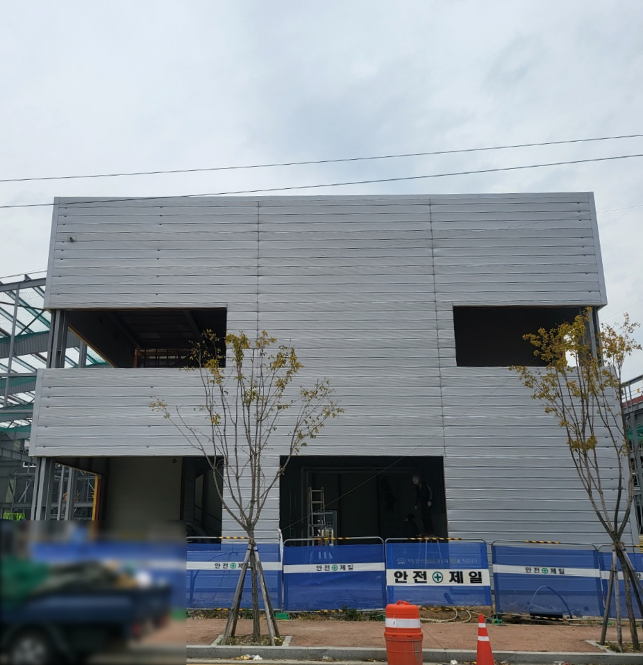 루버핏강판 설치 전 