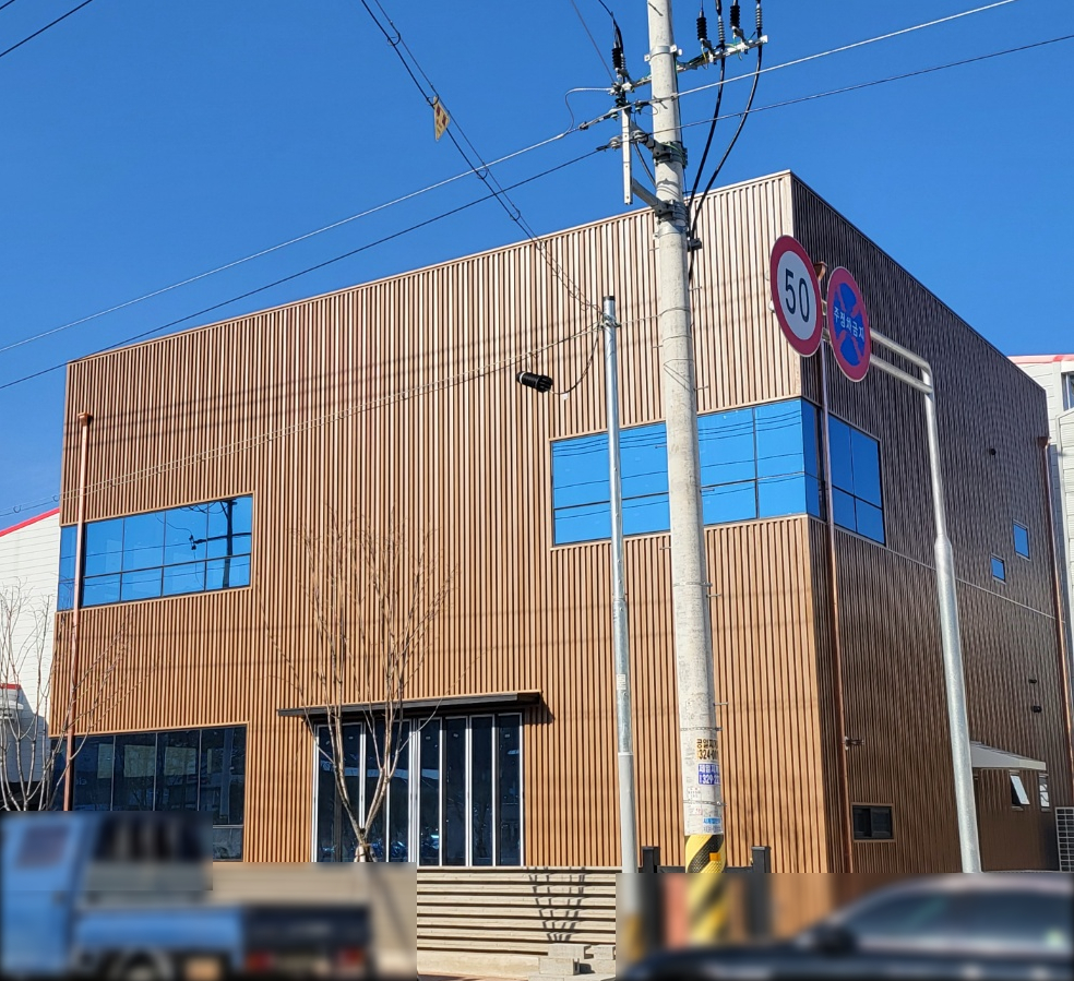 루버핏강판 설치 후