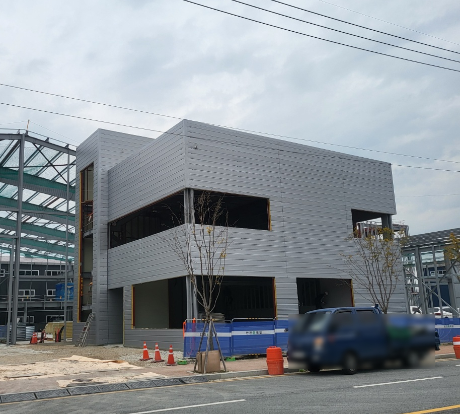 루버핏강판 설치 전 