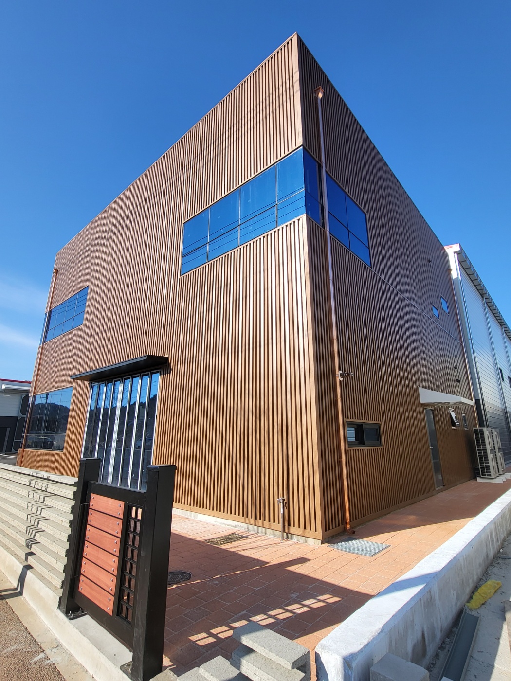 루버핏강판 설치 후