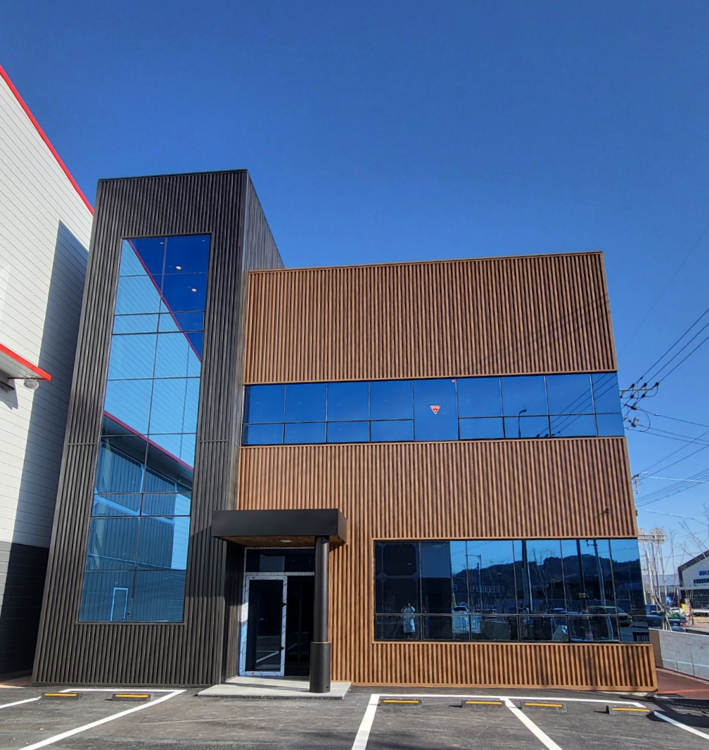 루버핏강판 설치 후