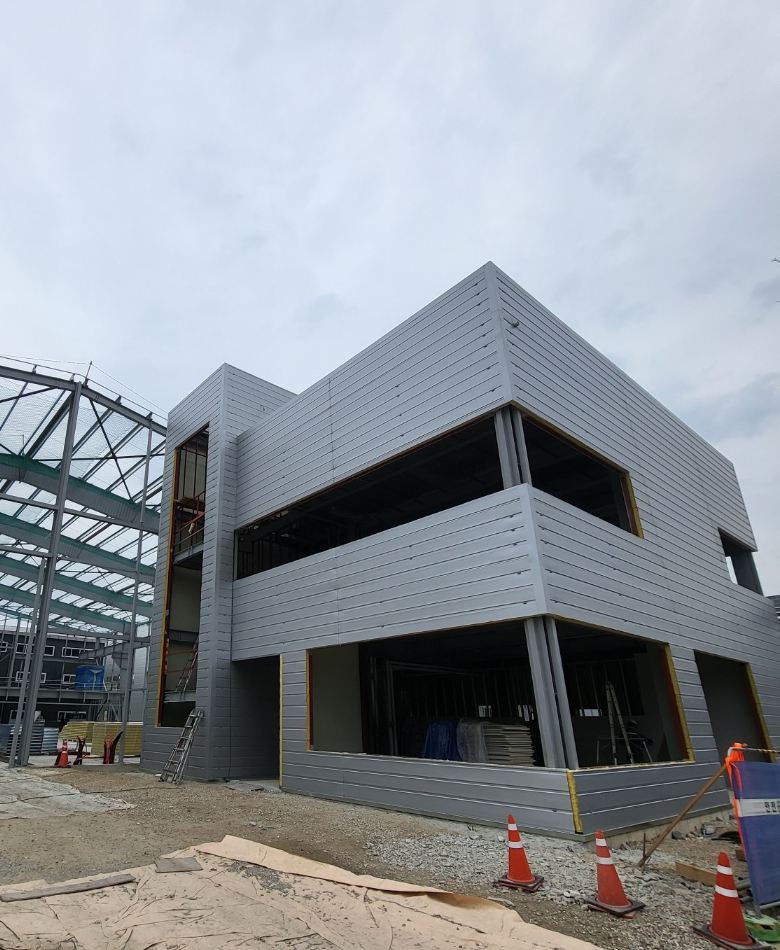 루버핏강판 설치 전 